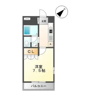 コーポ・ロコモーションK【1階】の間取り