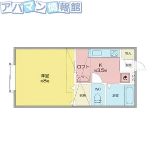 メゾンド・パルナス【2階】の間取り