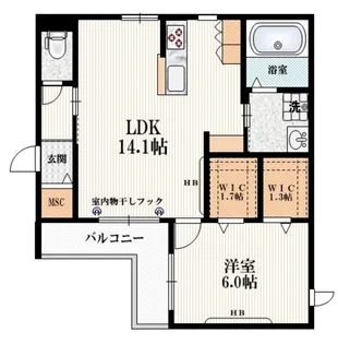 Maison The Season【2階】の間取り