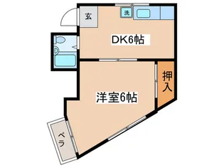 フジタハイム【3階】の間取り