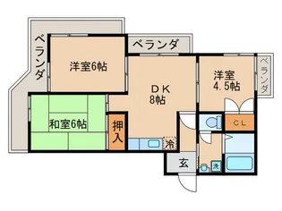 エクセレント林【2階】の間取り
