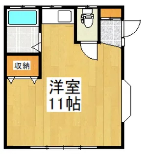メゾンエクセK【1階】の間取り