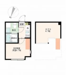 Tokyo Lumina【2階】の間取り