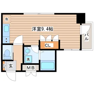 カスタリア大町【2階】の間取り