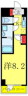 S-RESIDENCE王子west【2階】の間取り