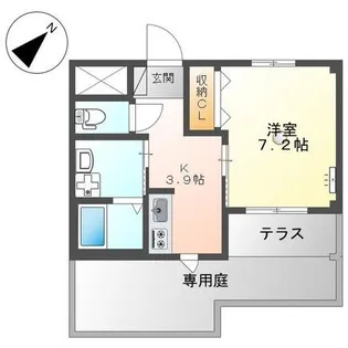 グラン・エトワール【1階】の間取り