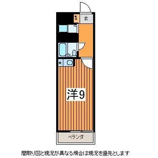 朝日プラザ本町【5階】の間取り