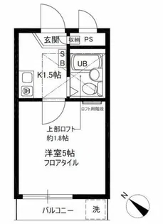 パークヴィラ鶴間B棟【1階】の間取り