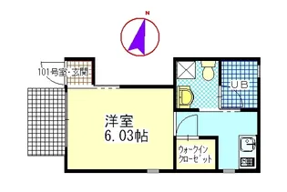 アゼリアコート調布【1階】の間取り