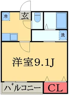 アネックスガーデン本千葉【2階】の間取り