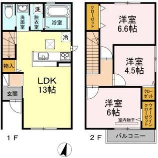 Track【1階】の間取り