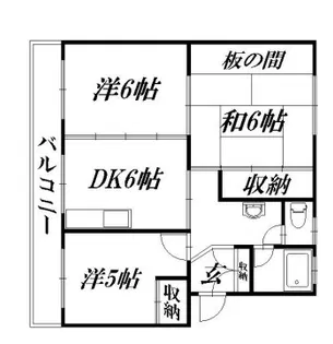 グリーンハイツ青葉台【4階】の間取り