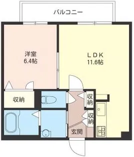 ディアマンテ梶ヶ谷【3階】の間取り