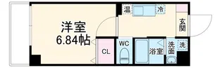 みおつくし西梅田IV【9階】の間取り