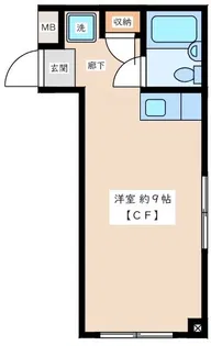 ドミール上原【3階】の間取り