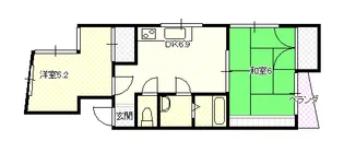 坂本コーポ【4階】の間取り