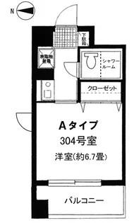 リバーサイドバレル【3階】の間取り