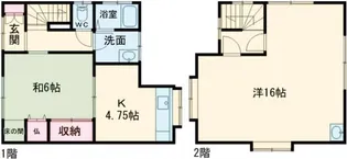 新潟県新潟市中央区西大畑町【一戸建】の間取り