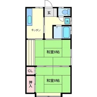ロシュマン【2階】の間取り