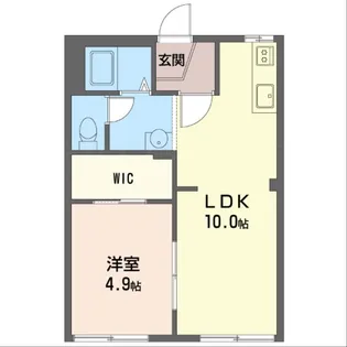 コーポトキタ【1階】の間取り