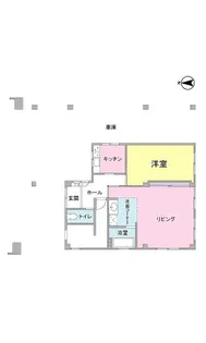 シェ・モア  1階【1階】の間取り