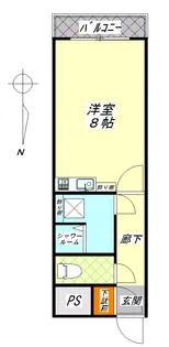 ジードルング藤原【2階】の間取り