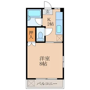 サンライズマンション【1階】の間取り