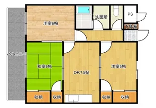メゾンKS【3階】の間取り