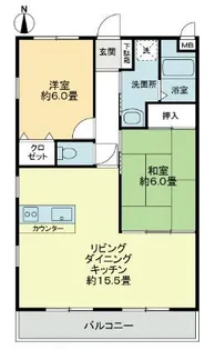 フォブール太田南【1階】の間取り