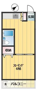 東京都杉並区浜田山2【アパート】の間取り