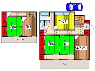 埼玉県さいたま市大宮区三橋4【一戸建】の間取り