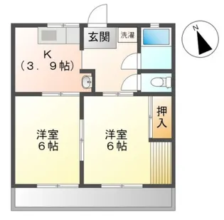 愛知県大府市月見町1【マンション】の間取り