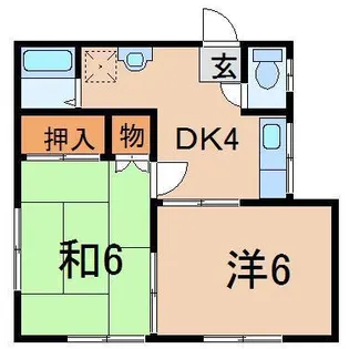 ISコーポ【2階】の間取り
