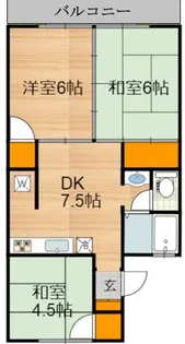 ブレマ平野B【2階】の間取り