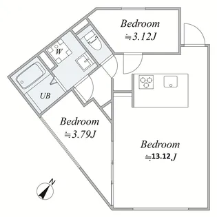 trias118【3階】の間取り