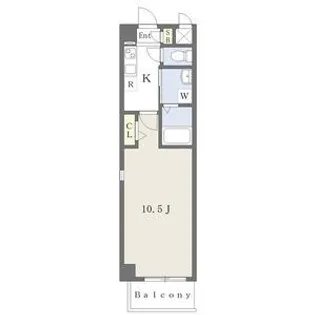 愛知県長久手市根嶽【マンション】の間取り