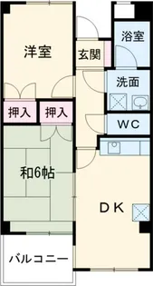 シティクレスト【2階】の間取り