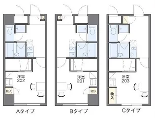 レオパレスOIビル Union【4階】の間取り