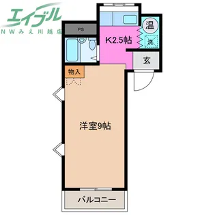 ポラリスハイツ【2階】の間取り