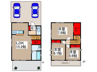 埼玉県桶川市坂田西1【一戸建】の間取り
