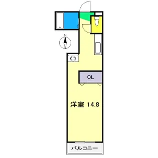 メゾンレーヴ【2階】の間取り