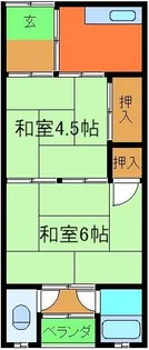 ニュー信太山ハウス1号館【2階】の間取り