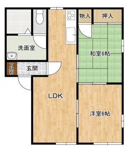 イースタンヒルズ【2階】の間取り