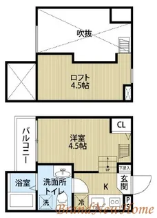 1Rの間取り画像