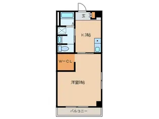 ステ-トミナミ【4階】の間取り