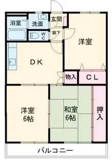 ア・ドリーム緑ヶ丘【2階】の間取り