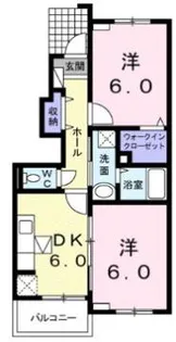 コントラーダ【1階】の間取り
