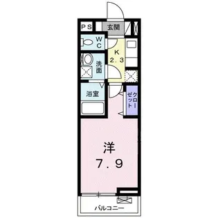 クーア【2階】の間取り