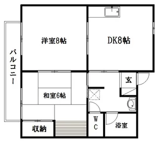 アベニュー泉【2階】の間取り