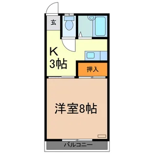 アイカワハイツ【2階】の間取り